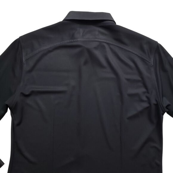Ministry of Supply Apollo Shirt Mens Medium Slim Fit Black Performance Stretch - Picture 6 of 9
